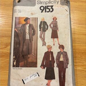 Simplicity 9153 Sewing Pattern Designs